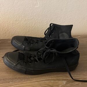 Converse Black Canvas High-Tops